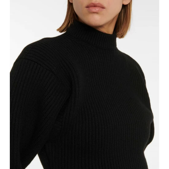 Alaïa Ribbed-knit Wool-blend Sweater - Image 3