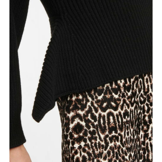 Alaïa Ribbed-knit Wool-blend Sweater - Image 4