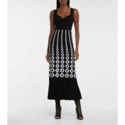Alaïa Jacquard-knit Dress