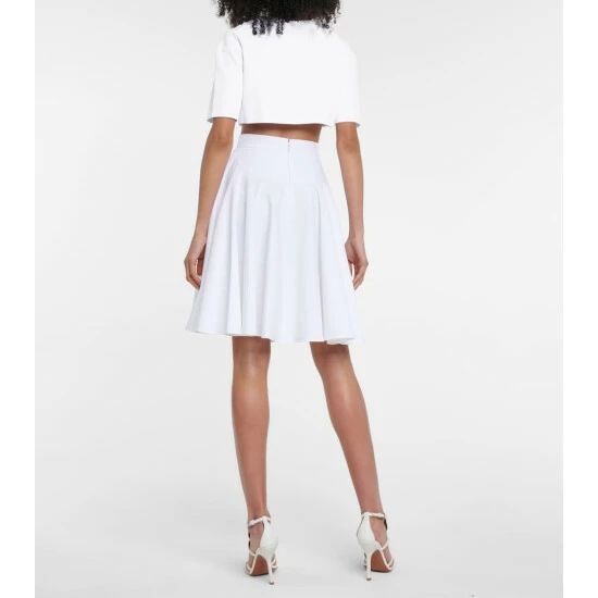 Alaïa Stretch-knit Crop Top - Image 2