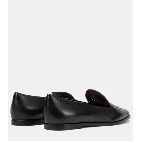 Alaïa Leather Loafers - Image 2