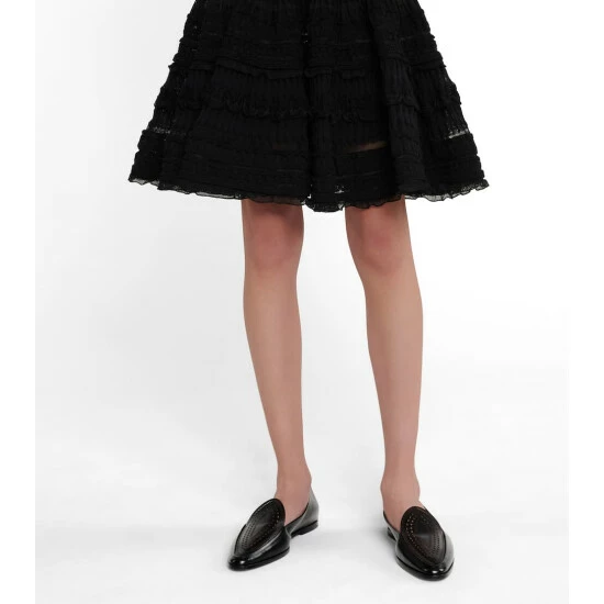 Alaïa Leather Loafers - Image 3