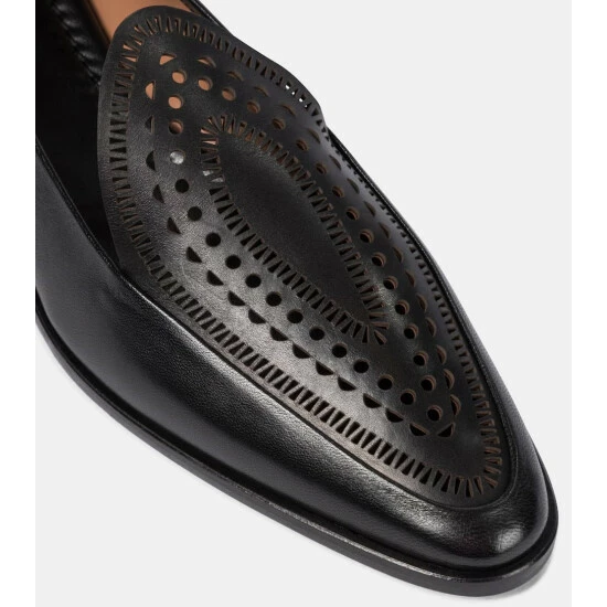 Alaïa Leather Loafers - Image 5