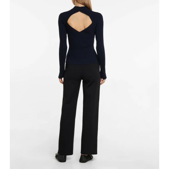Alaïa Ribbed-knit Wool-blend Top - Image 2