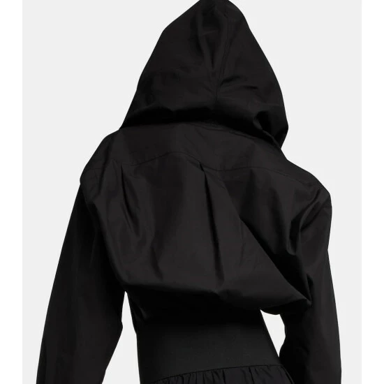 Alaïa Hooded Cotton Bodysuit - Image 5