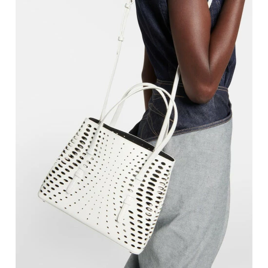 Alaïa Le Mina 25 Small Leather Tote Bag - Image 5