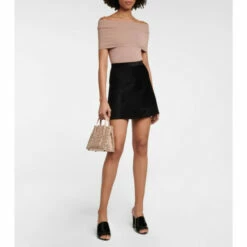 Alaïa Velvet Miniskirt