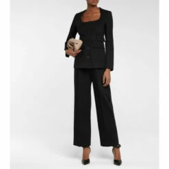 Alaïa Belted Cotton Gabardine Jacket