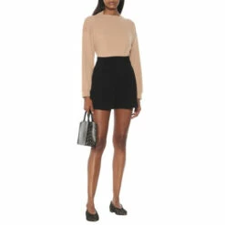 Alaïa Suede Ballet Flats