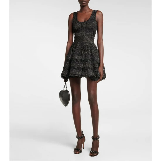 Alaïa Crinoline Wool-blend Minidress