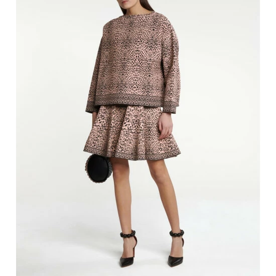 Alaïa Leopard-jacquard Sweater