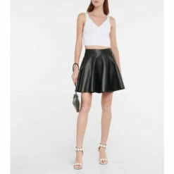 Alaïa Ribbed Crop Top