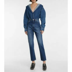 Alaïa High-rise Slim Jeans