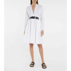 Alaïa Perforated Leather Sandals