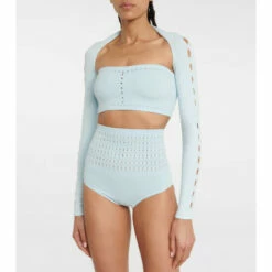 Alaïa Cutout Technical Bolero