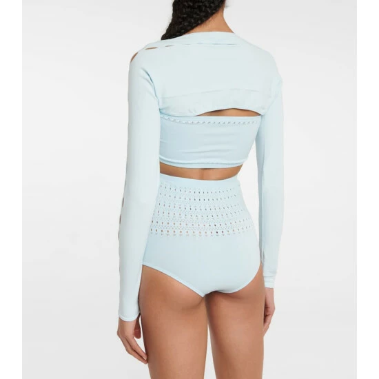 Alaïa Cutout Technical Bolero - Image 2