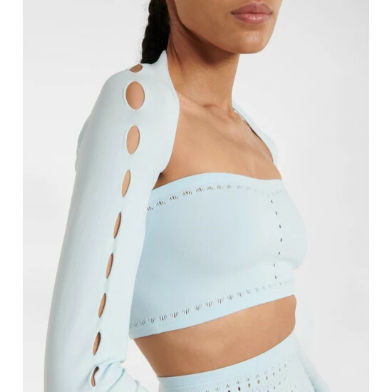 Alaïa Cutout Technical Bolero - Image 3
