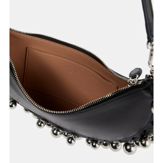 Alaïa Le Demi-Lune Small Leather Shoulder Bag - Image 2