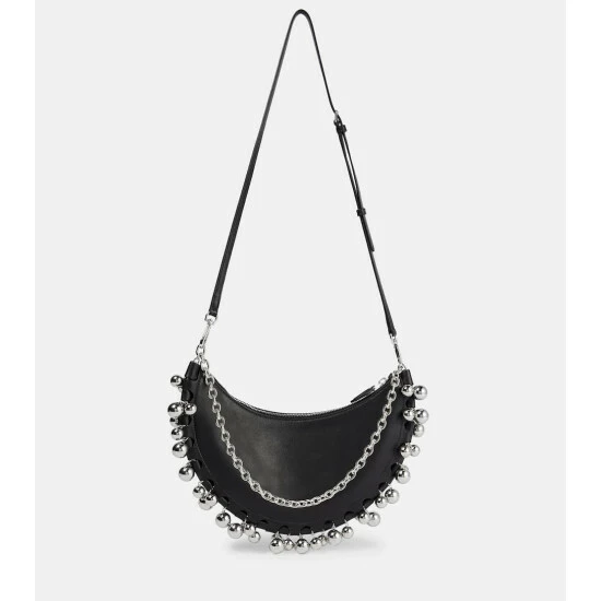 Alaïa Le Demi-Lune Small Leather Shoulder Bag - Image 3