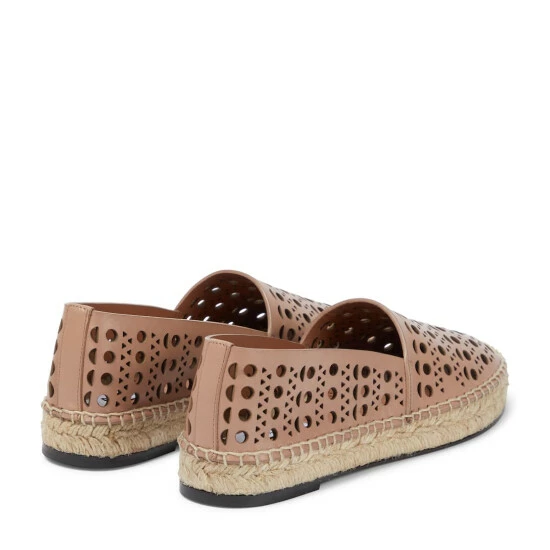 Alaïa Laser-cut Leather Espadrilles - Image 2