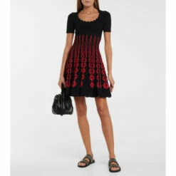 Alaïa Embellished Leather Sandals