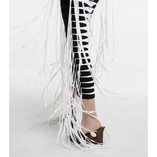 Alaïa Jacquard Turtleneck Maxi Dress - Image 4