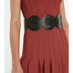 Alaïa Laser-cut Leather Belt