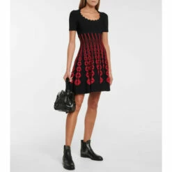 Alaïa Leather Ankle Boots