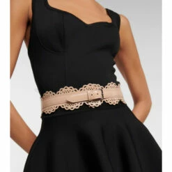 Alaïa Laser-cut Leather Corset Belt