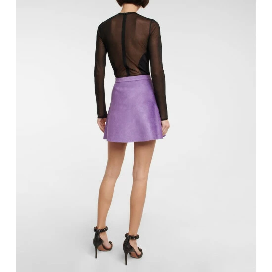 Alaïa Velvet Miniskirt - Image 2