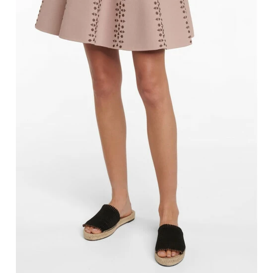 Alaïa Suede Espadrilles - Image 3