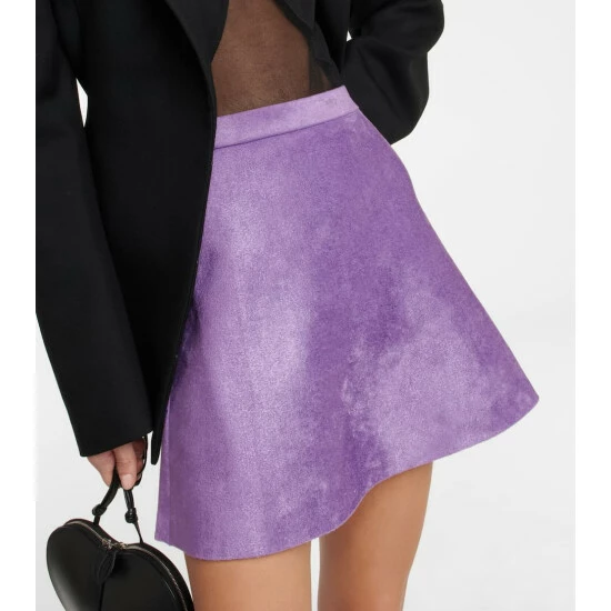 Alaïa Velvet Miniskirt - Image 3