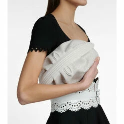 Alaïa Samia 26 Laser-cut Leather Clutch