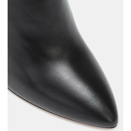 Alaïa Embellished Leather Ankle Boots - Image 5