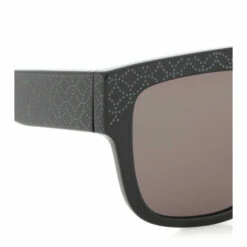 Alaïa Engraved Square Sunglasses