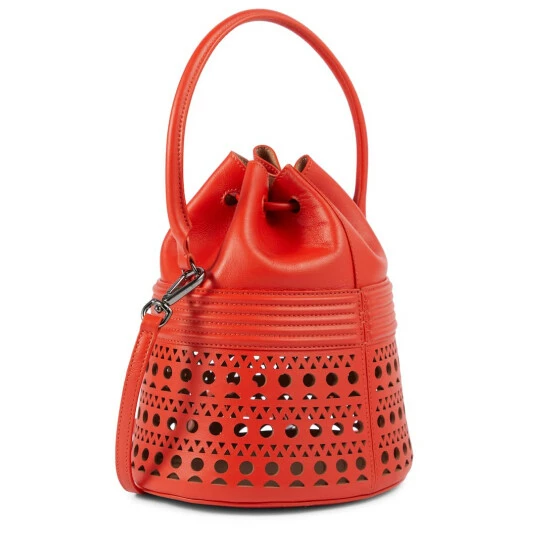 Alaïa Bucket Corset 19 Small Leather Shoulder Bag - Image 3