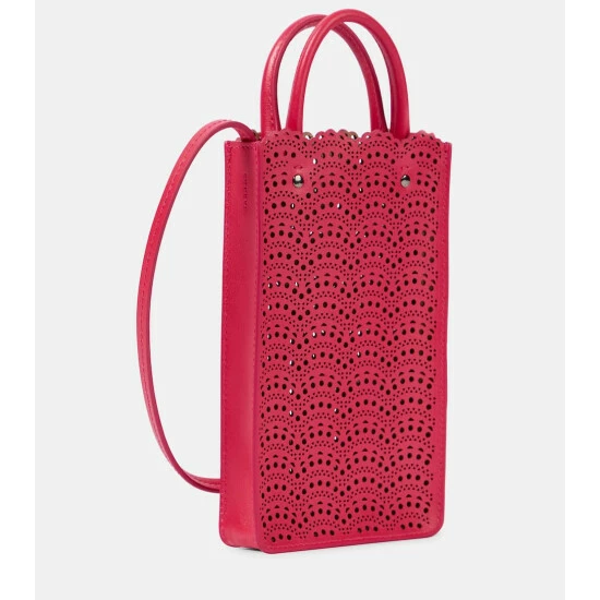 Alaïa Garance Leather Phone Pouch - Image 3