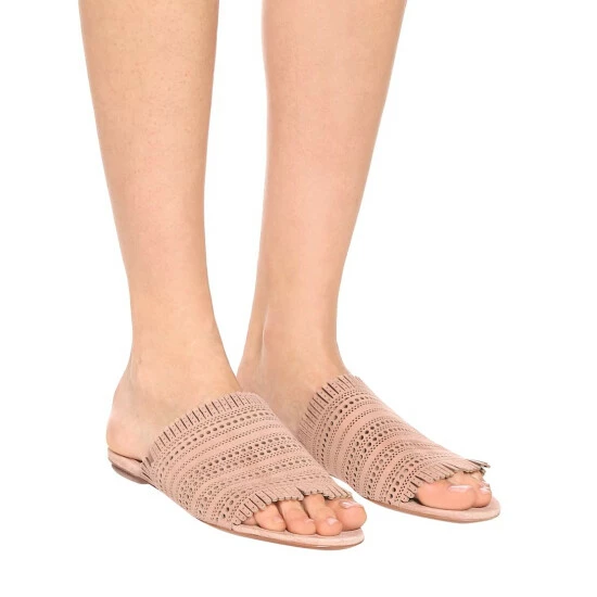 Alaïa Suede Sandals - Image 3