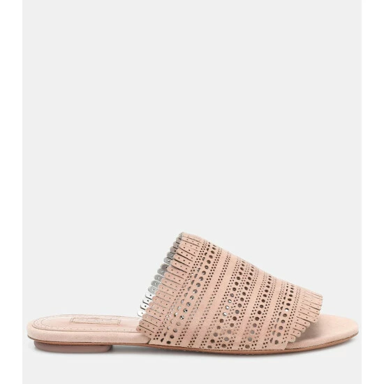 Alaïa Suede Sandals - Image 4