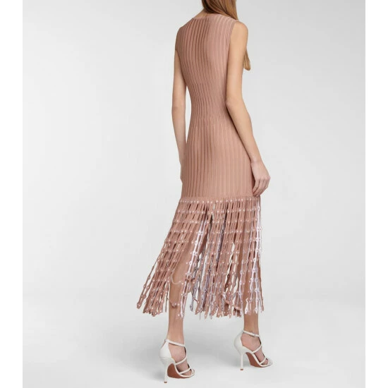 Alaïa Fringed Midi Dress - Image 2