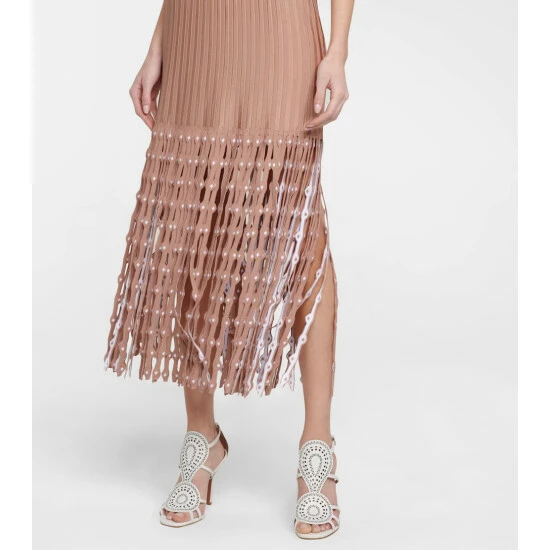 Alaïa Fringed Midi Dress - Image 3
