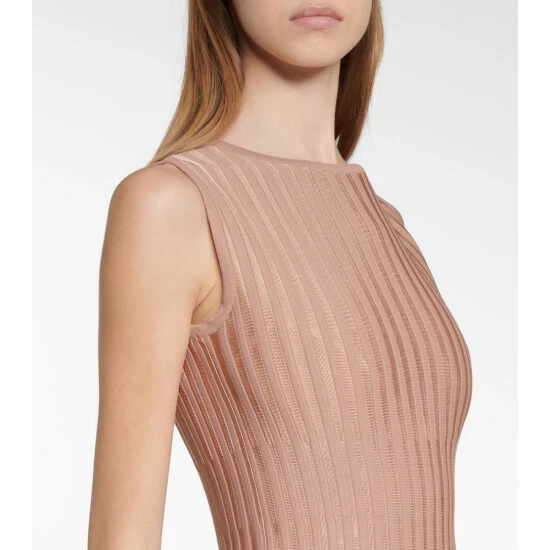 Alaïa Fringed Midi Dress - Image 4