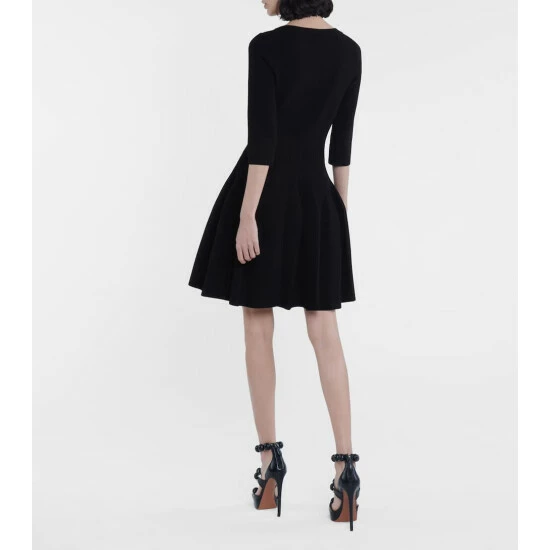 Alaïa Piqué Jersey Minidress - Image 2