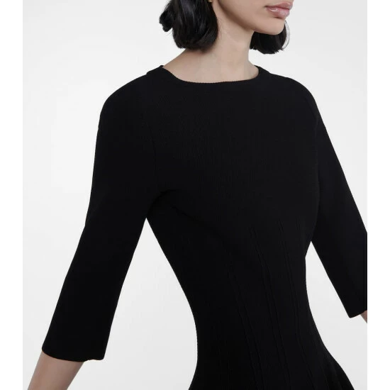 Alaïa Piqué Jersey Minidress - Image 3