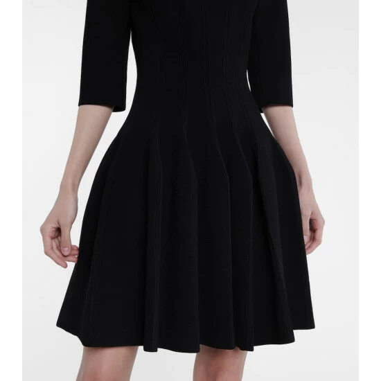 Alaïa Piqué Jersey Minidress - Image 4