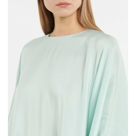 Alaïa Silk Georgette Kaftan Maxi Dress - Image 3