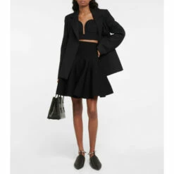 Alaïa Ribbed-knit Miniskirt