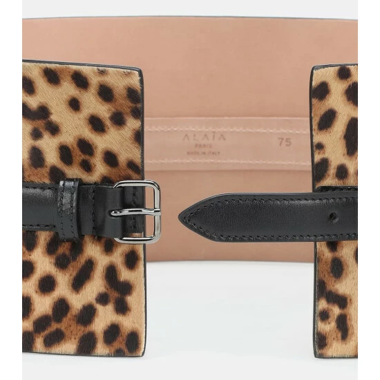 Alaïa Calf Hair And Leather Belt - Image 2