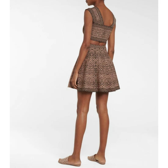 Alaïa Leopard-print Crop Top - Image 2