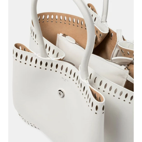 Alaïa Angèle 25 Leather Tote - Image 2